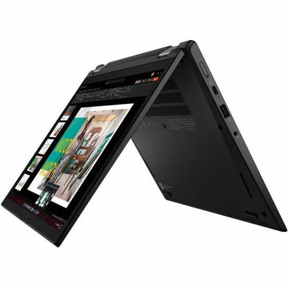Lenovo ThinkPad L13 Yoga Gen 4 21FJ002CUS 13.3" Touchscreen Convertible 2 in 1 Notebook - WUXGA - Intel Core i5 13th Gen i5-1335U - 16 GB - 512 GB SSD - English Keyboard - Thunder Black 21FJ002CUS