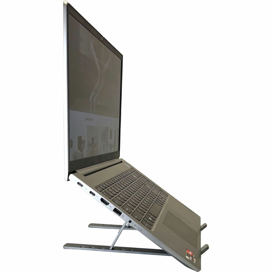 Support de voyage pliable pour ordinateur portable et tablette Amer (gris) AMRNS02DG