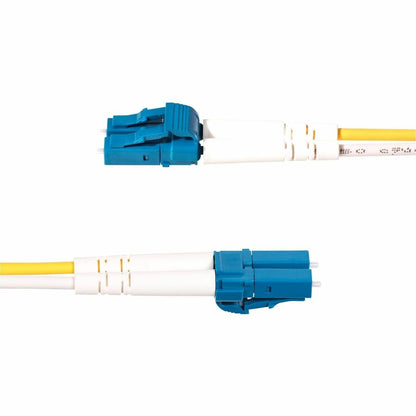 Câble fibre optique duplex monomode LC vers SC (UPC) OS2 de 2 m (6,6 pi), 9/125, 100G, faible perte d'insertion, cordon de raccordement fibre LSZH SMLCSC-OS2-2M