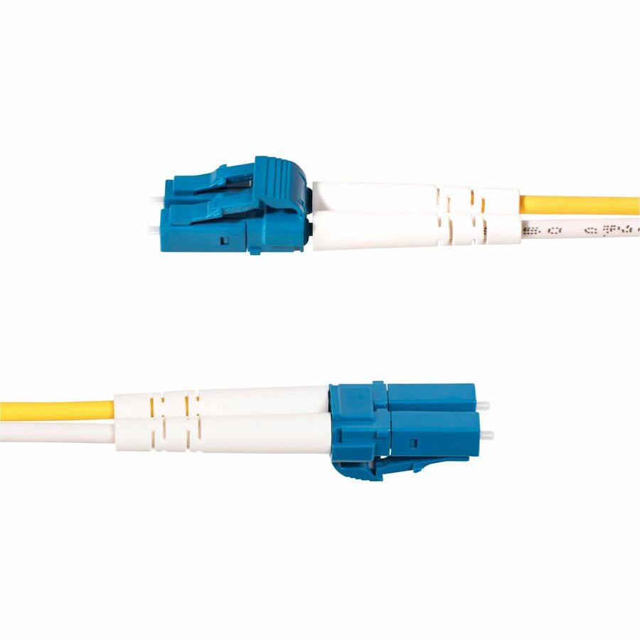 Câble fibre optique duplex monomode LC vers SC (UPC) OS2 de 10 m (32,8 pi), 9/125, 100G, faible perte d'insertion, cordon de raccordement fibre LSZH SMLCSC-OS2-10M