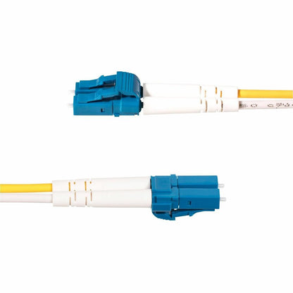 Câble fibre optique duplex monomode LC vers SC (UPC) OS2 de 10 m (32,8 pi), 9/125, 100G, faible perte d'insertion, cordon de raccordement fibre LSZH SMLCSC-OS2-10M