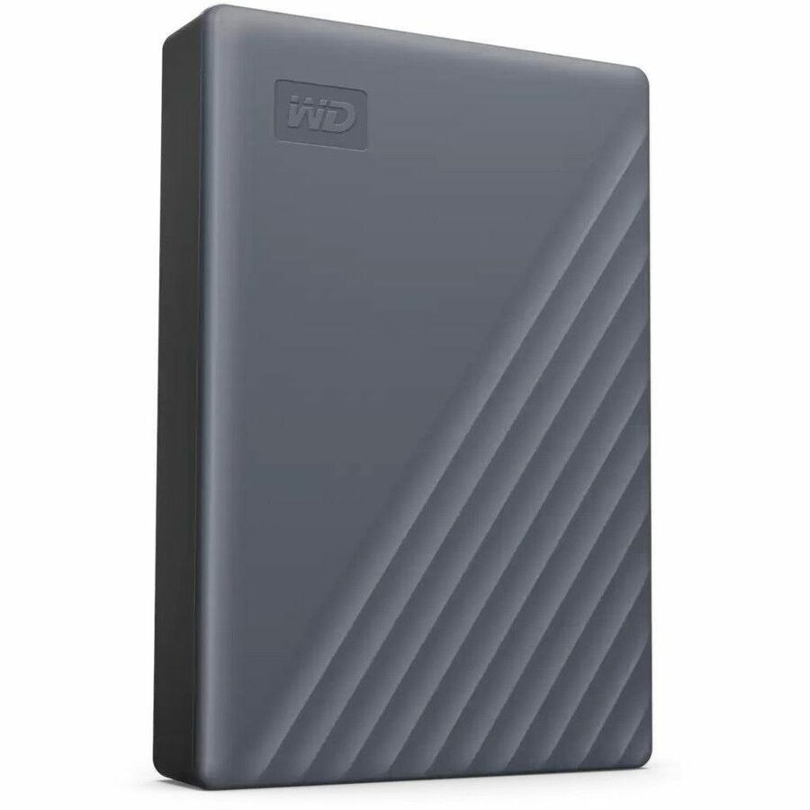 Disque dur externe portable WD My Passport WDBRMD0050BGY-WESN 5 To - Gris silicone WDBRMD0050BGY-WESN