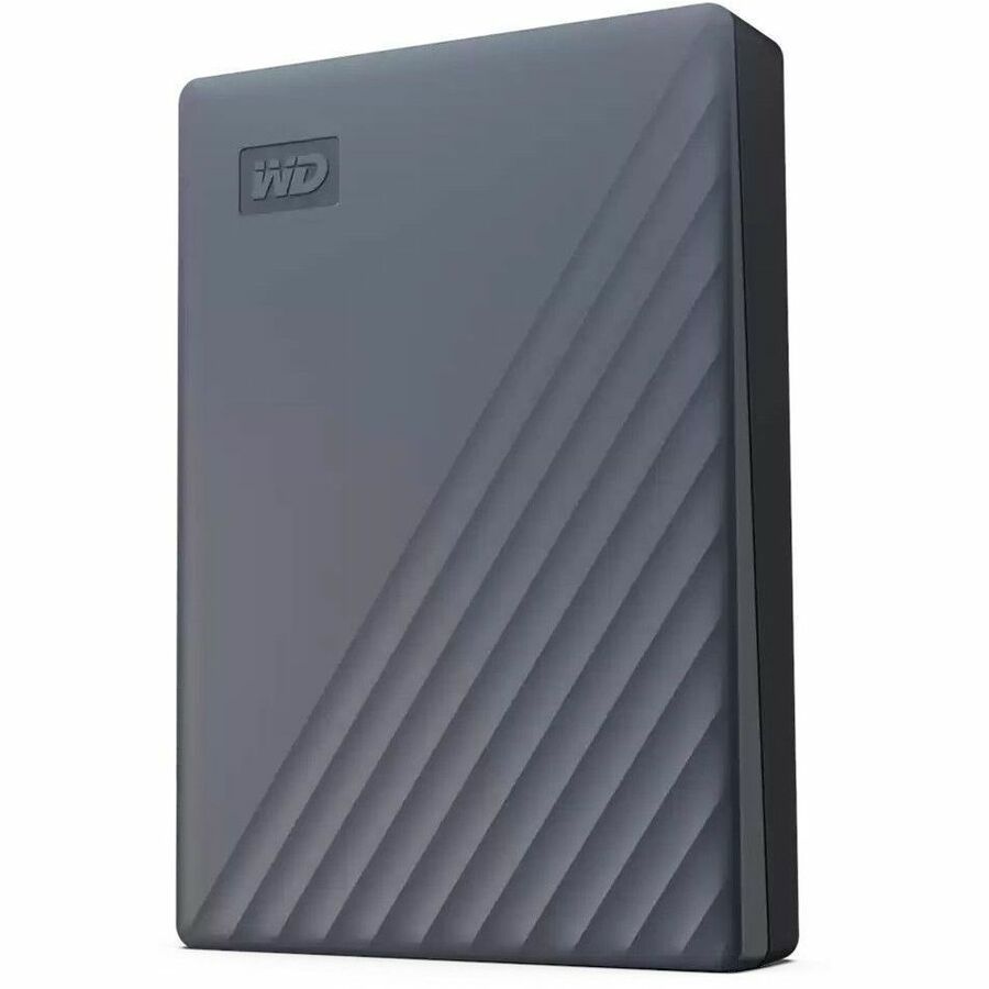 Disque dur externe portable WD My Passport WDBRMD0050BGY-WESN 5 To - Gris silicone WDBRMD0050BGY-WESN