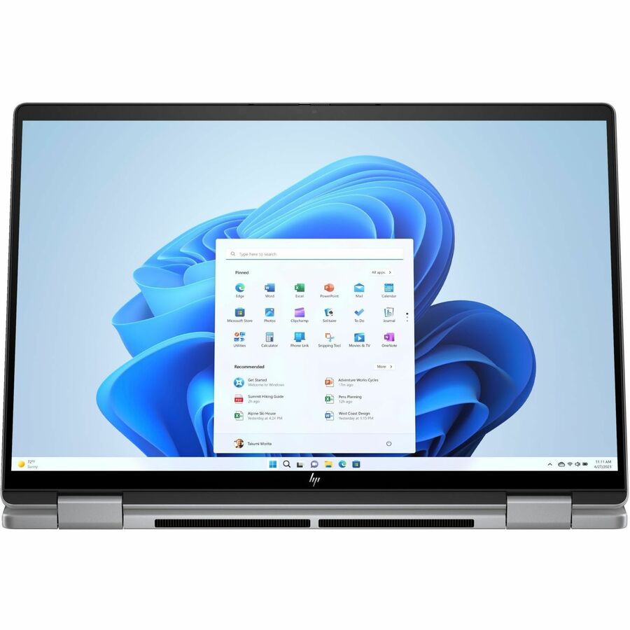 Ordinateur portable convertible 2 en 1 à écran tactile HP ENVY x360 14-fc0000 14-fc0000ca 14 pouces - 2,8K - Intel Core Ultra 7 155U - 16 Go - SSD 1 To - Argent météore 9W3D7UA#ABL