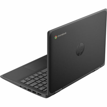 HP Pro x360 Fortis 11 G5 Chromebook 2 en 1 convertible robuste à écran tactile 11,6" - HD - Intel N-Series N100 - 8 Go - Mémoire flash 64 Go - Clavier anglais - Jack Black A12VHUT#ABA