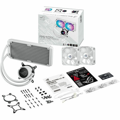 Ventilateur de refroidissement/radiateur/bloc d'eau/pompe Asus ROG Strix LC III 240 ARGB White Edition - 1 pack ROG STRIX LC III 240 ARGB WHT
