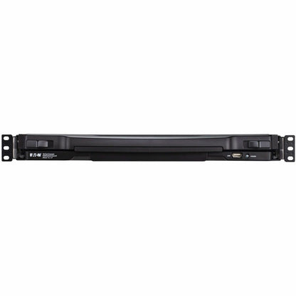 Commutateur KVM sur IP Cat5 16 ports Tripp Lite par Eaton - Écran LCD 19 pouces, 1 utilisateur distant ou 1 utilisateur local, montage en rack 1U, TAA B064C-16-1-IP