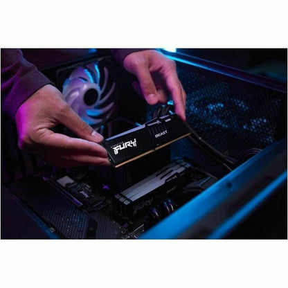 Kingston 32 Go (1 x 32 Go) DDR5 6 000 MT/s CL30 FURY Beast Noir RVB EXPO KF560C30BBEA-32