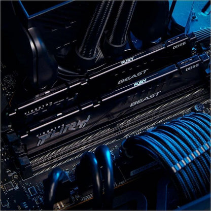 Kingston 32 Go (2 x 16 Go) DDR5 6 800 MT/s CL34 FURY Beast Noir RVB EXPO KF568C34BBEAK2-32