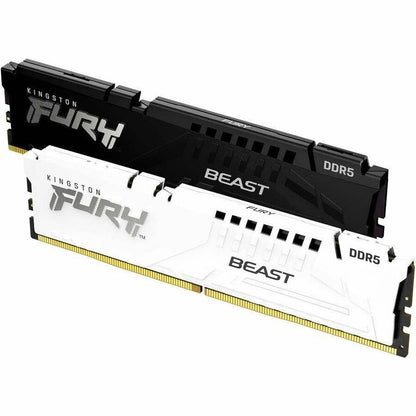 Kingston 32 Go (2 x 16 Go) DDR5 6 800 MT/s CL34 FURY Beast Noir RVB EXPO KF568C34BBEAK2-32