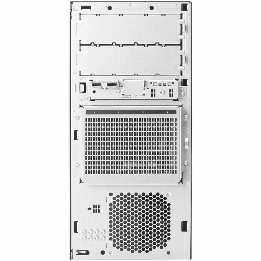Serveur tour HPE ProLiant ML30 G11 4U - 1 x Intel Xeon E-2434 3,40 GHz - 32 Go de RAM - 1,92 To SSD - (2 x 960 Go) Configuration SSD - Serial ATA/600, 12 Gb/s SAS, contrôleur NVMe P72995-005