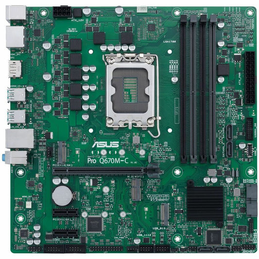 Carte mère de bureau Asus Pro Q670M-C-CSM - Chipset Intel Q670 - Socket LGA-1700 - Micro ATX PRO Q670M-C-CSM-SI