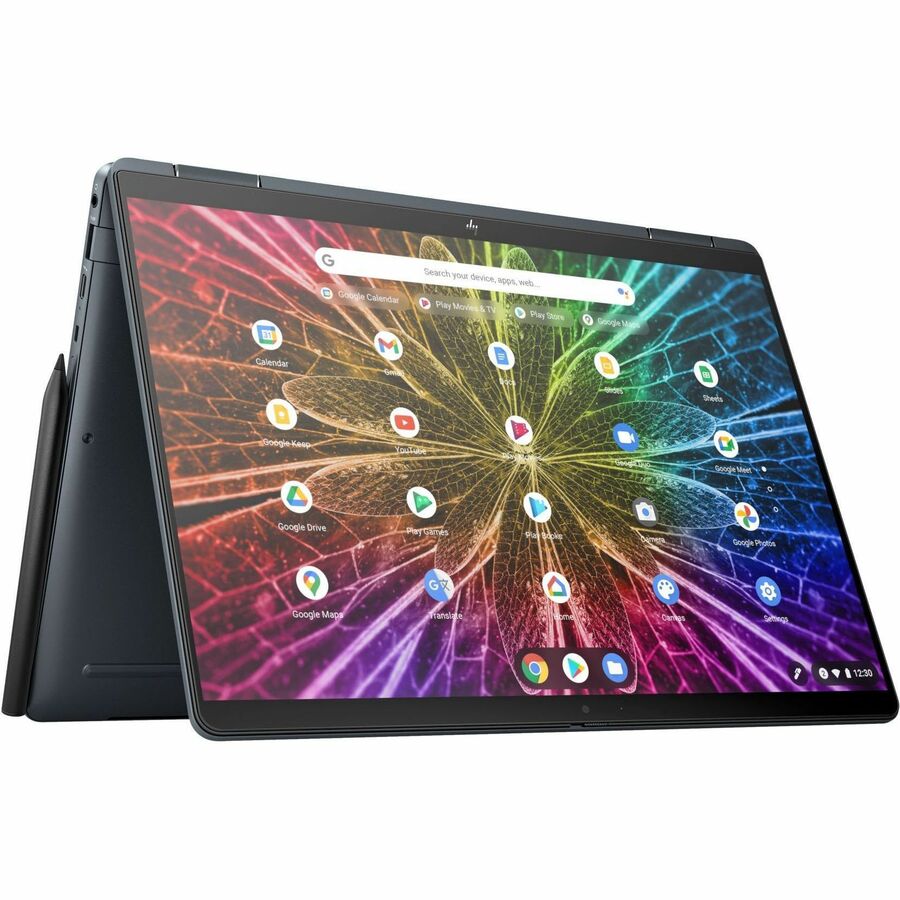 Ordinateur portable convertible 2 en 1 à écran tactile HP Elite Dragonfly 13,5" - 2K - Intel Core i5 12e génération i5-1245U - Technologie vPro - 8 Go - SSD 256 Go - Clavier anglais - Bleu ardoise A4ED1UT#ABA