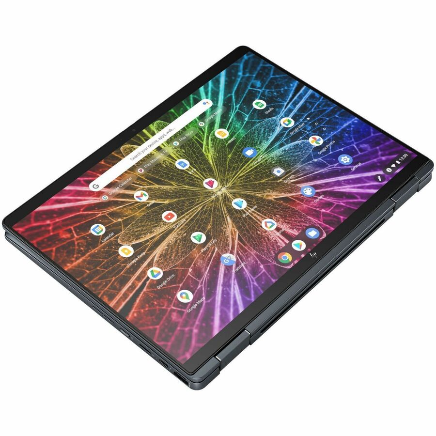 Ordinateur portable convertible 2 en 1 à écran tactile HP Elite Dragonfly 13,5" - 2K - Intel Core i5 12e génération i5-1245U - Technologie vPro - 8 Go - SSD 256 Go - Clavier anglais - Bleu ardoise A4ED1UT#ABA