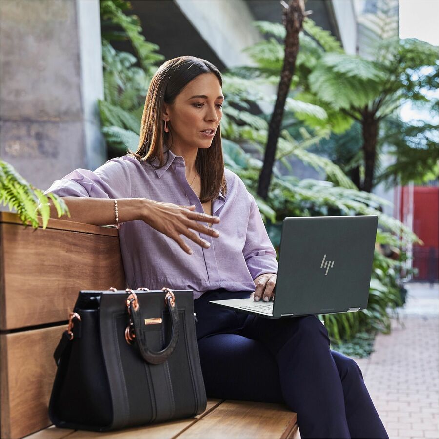 Ordinateur portable convertible 2 en 1 à écran tactile HP Elite Dragonfly 13,5" - 2K - Intel Core i5 12e génération i5-1245U - Technologie vPro - 8 Go - SSD 256 Go - Clavier anglais - Bleu ardoise A4ED1UT#ABA