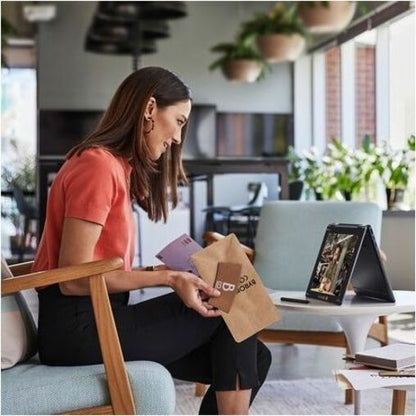 Chromebook convertible 2 en 1 à écran tactile HP Elite Dragonfly 13,5" - WUXGA+ - Intel Core i5 12e génération i5-1245U - Technologie vPro - 8 Go - SSD 256 Go - Clavier bilingue - Bleu ardoise A4ED2UT#ABL