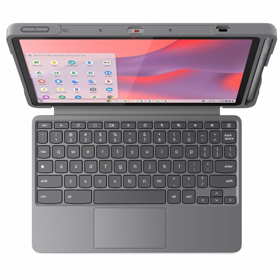 Lenovo IdeaPad Duet Chromebook 83HJ0002UB Chromebook convertible 2 en 1 à écran tactile 10,9" - WUXGA - MediaTek - 4 Go - Mémoire flash 64 Go 83HJ0002UB
