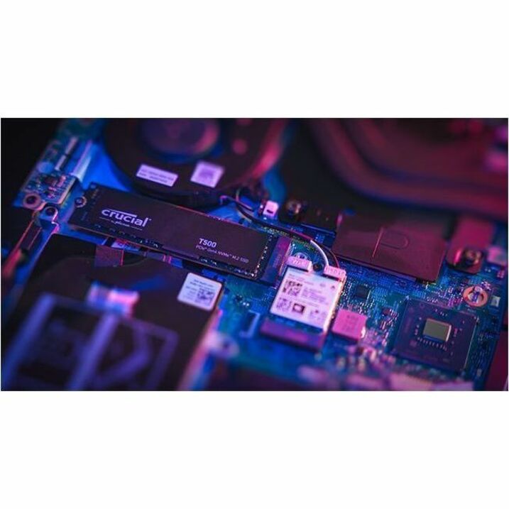 Disque SSD Crucial T500 4 To - M.2 2280 interne - PCI Express NVMe (PCI Express NVMe 4.0 x4) CT4000T500SSD3