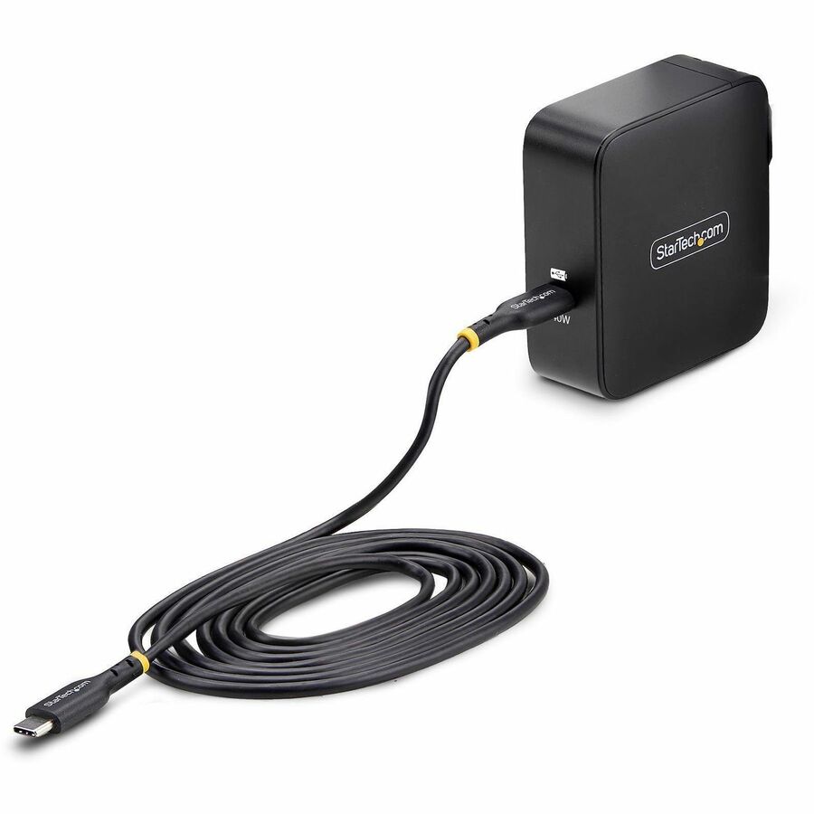Chargeur mural USB-C 140 W StarTech.com, certifié USB-IF, adaptateur secteur de charge portable GaN PD 3.1, câble USB-C vers USB-C de 1,8 m 1014GCN-WALL-CHARGER
