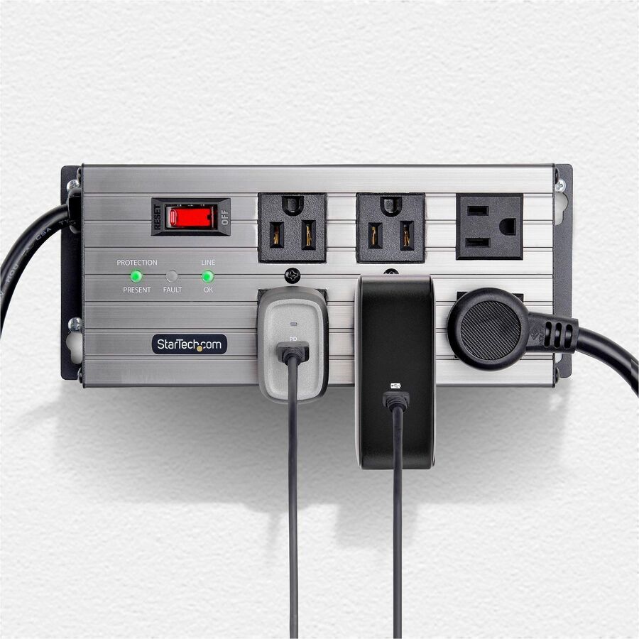 Chargeur mural USB-C 140 W StarTech.com, certifié USB-IF, adaptateur secteur de charge portable GaN PD 3.1, câble USB-C vers USB-C de 1,8 m 1014GCN-WALL-CHARGER