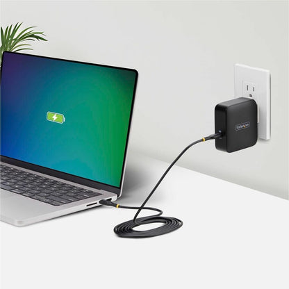 Chargeur mural USB-C 140 W StarTech.com, certifié USB-IF, adaptateur secteur de charge portable GaN PD 3.1, câble USB-C vers USB-C de 1,8 m 1014GCN-WALL-CHARGER