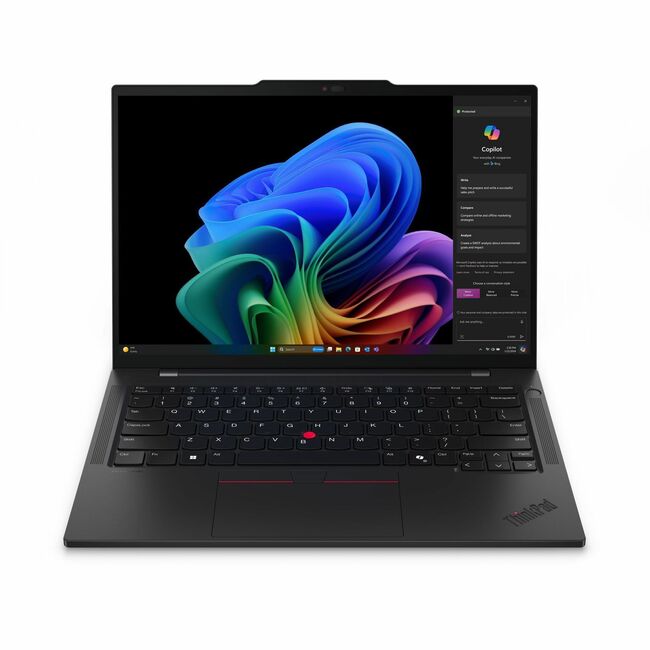 Ordinateur portable Lenovo ThinkPad T14s Gen 6 21N1002DUS 14" Copilot+ - WUXGA - Qualcomm Snapdragon X1P-42-100 - 16 Go - SSD 512 Go - Clavier anglais - Noir 21N1002DUS