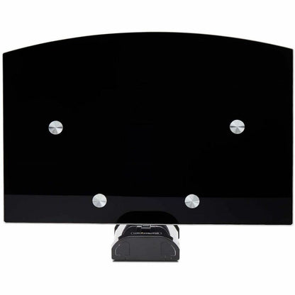 StarTech.com Étagère murale flottante AV, étagère réglable en hauteur pour équipement audiovisuel sous téléviseur, étagère en verre trempé noir 1B-WALL-MOUNT-SHELF