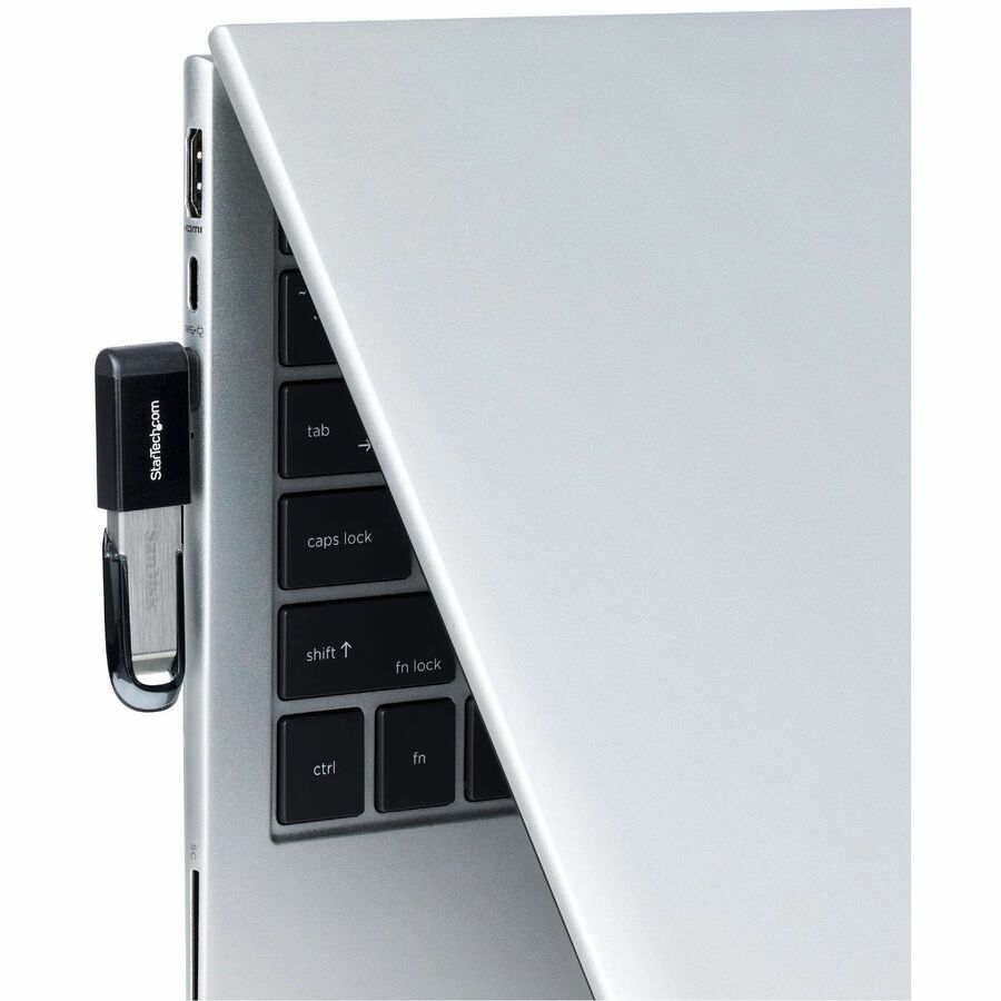 StarTech.com Adaptateur USB-C vers USB-A à angle droit, USB 5 Gbit/s, adaptateur compact USB-C mâle vers USB-A femelle, boîtier métallique durable, M/F USB31CAADGCPRA