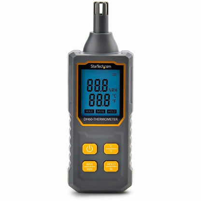 StarTech.com Handheld Digital Temperature/Humidity Meter, Hygrometer W/Large LCD, Thermometer For Server Rooms/Offices, Accurate Sensor DH60-THERMOMETER