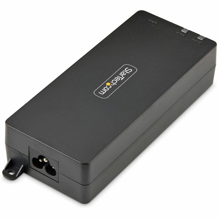 StarTech.com Injecteur PoE++ Gigabit 10 Gbit/s à 1 port, 90 W, Ethernet 2,5/5/10G/10/100/1000M, PoE++ (802.3af/at/bt), montage mural, non géré AF41XC-POE-INJECTOR