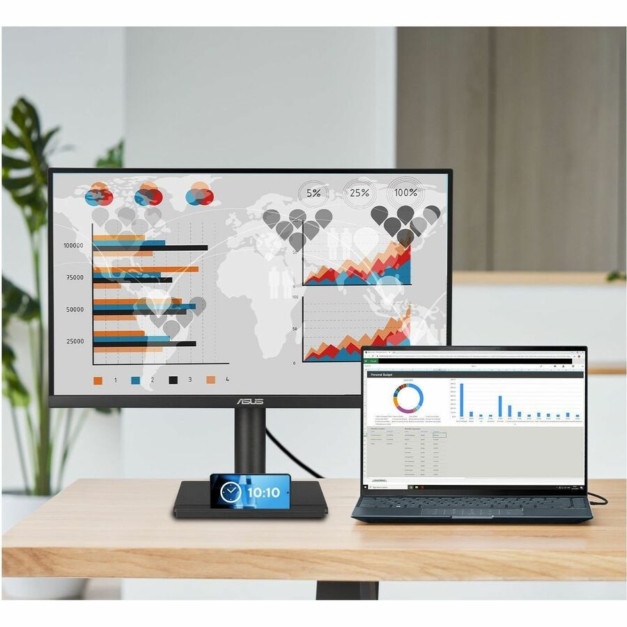 Moniteur LED 4K UHD 27" Asus VA27UCPS - 16:9 - Noir VA27UCPS