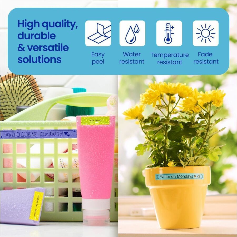 Brother P-touch BTAG-233 Blue on White Label Tape BTAG233