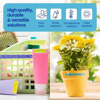 Brother P-touch BTAG-233 Blue on White Label Tape BTAG233