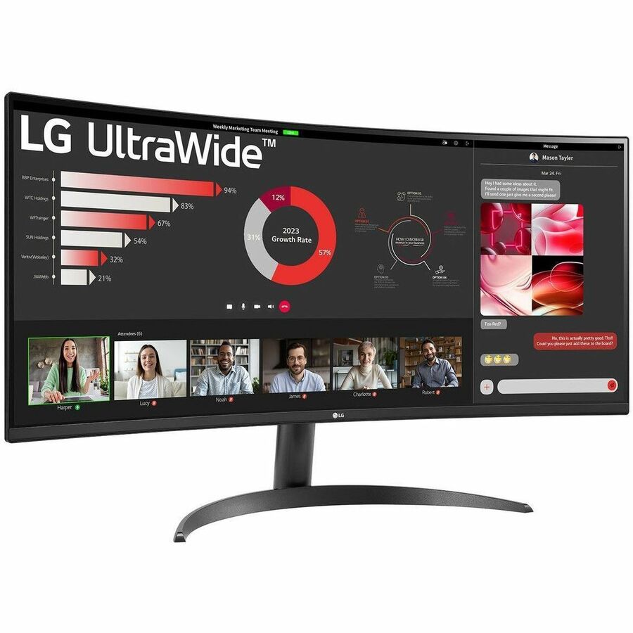 Moniteur LED UWQHD 34" ultra-large LG 34WR50QK-B - 21:9 34WR50QK-B