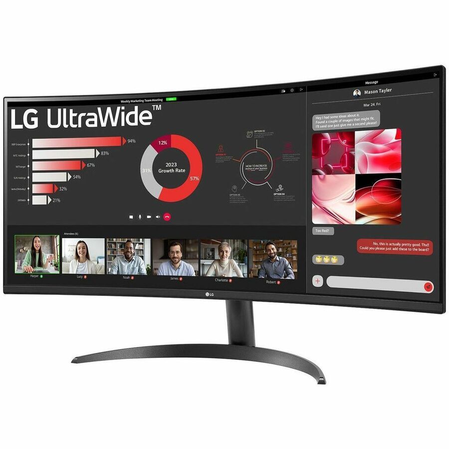 Moniteur LED UWQHD 34" ultra-large LG 34WR50QK-B - 21:9 34WR50QK-B