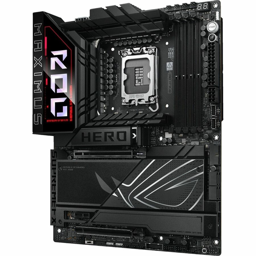 Carte mère de bureau gaming Asus ROG MAXIMUS Z890 HERO - Chipset Intel Z890 - Socket LGA-1851 - ATX ROG MAXIMUS Z890 HERO