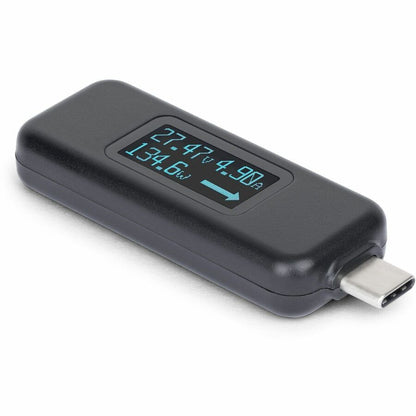 StarTech.com USB-C Power Tester, Bi-Directional Voltage/Current Multimeter, 240W PD EPR, Digital OLED, Portable USB-C Cable/Port Power Meter Tester USBC-PWRTESTER