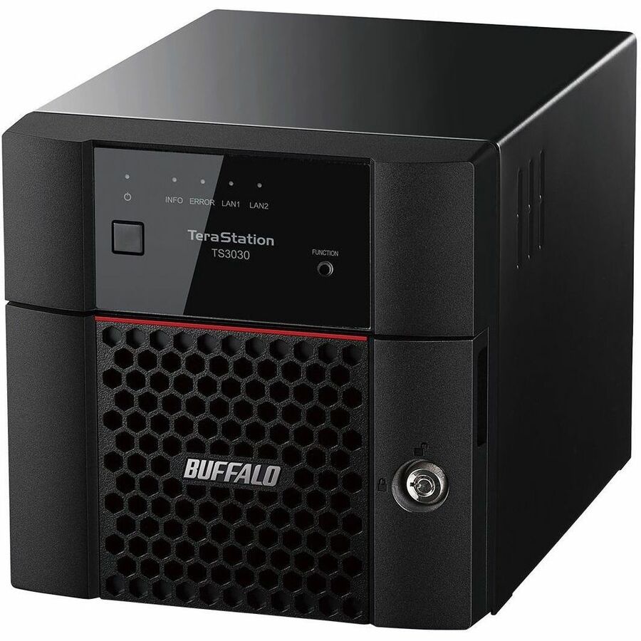NAS de bureau à 2 baies BUFFALO TeraStation 3230DN 16 To (2 x 8 To) Disque dur inclus 2,5 GBE iSCSI Conforme TAA TS3230DN1602