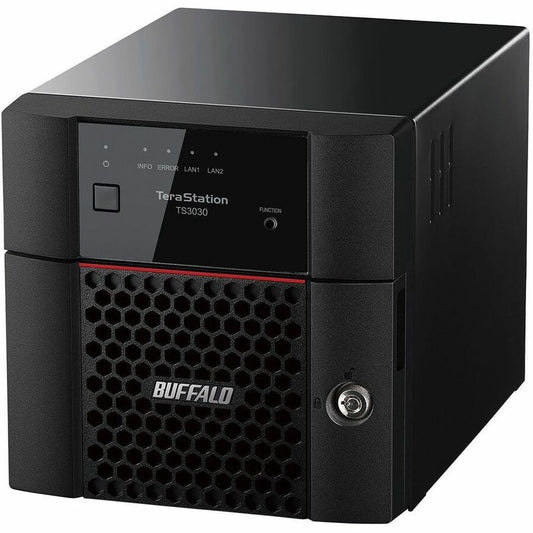 NAS de bureau à 2 baies BUFFALO TeraStation 3230DN 16 To (2 x 8 To) Disque dur inclus 2,5 GBE iSCSI Conforme TAA TS3230DN1602