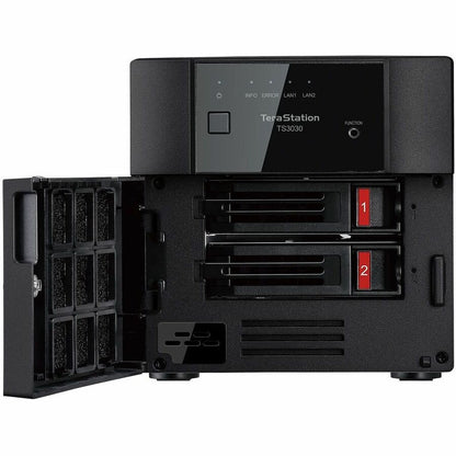 NAS de bureau à 2 baies BUFFALO TeraStation 3230DN 16 To (2 x 8 To) Disque dur inclus 2,5 GBE iSCSI Conforme TAA TS3230DN1602