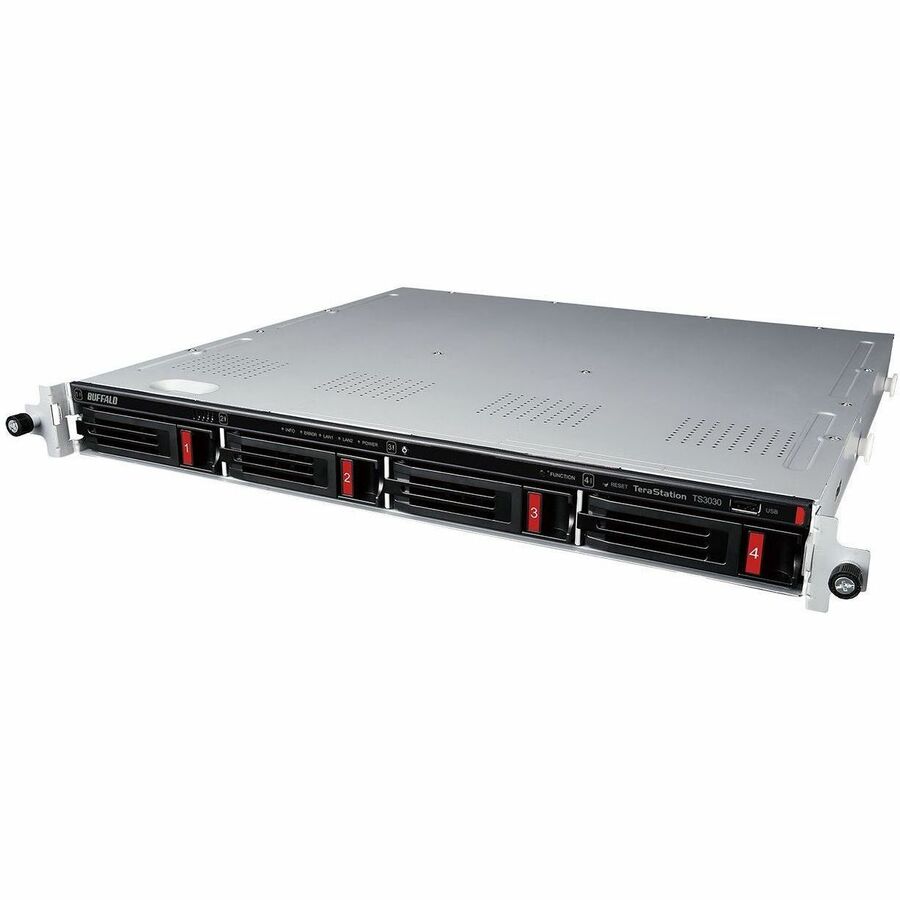 BUFFALO TeraStation 3430RN NAS à 4 baies en rack 16 To (4 x 4 To) Disque dur inclus 2,5 GBE iSCSI conforme TAA TS3430RN1604