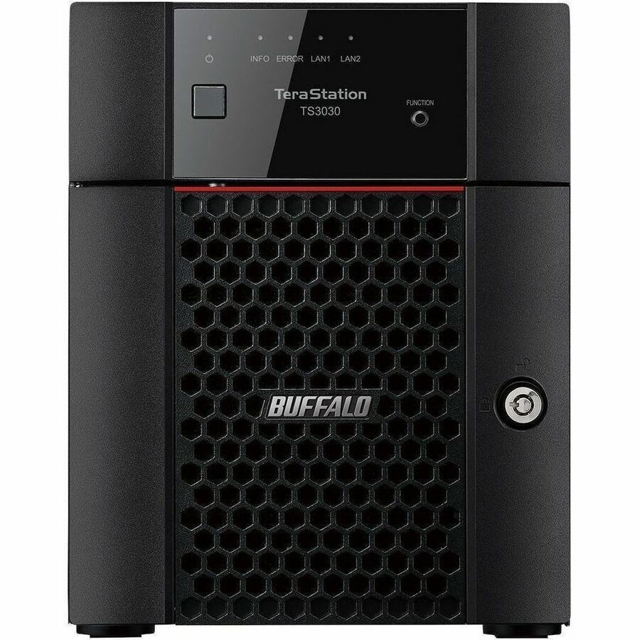 BUFFALO TeraStation 3430DN NAS de bureau à 2 baies partiellement rempli 4 To (2 x 2 To) Disque dur inclus 2,5 GBE iSCSI conforme TAA TS3430DN0402