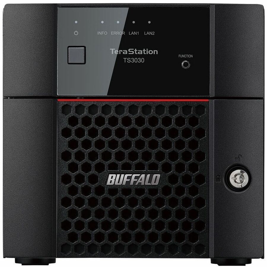 BUFFALO TeraStation 3230DN NAS de bureau à 2 baies 4 To (2 x 2 To) Disque dur inclus 2,5 GBE iSCSI conforme TAA TS3230DN0402