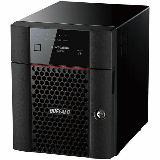 BUFFALO TeraStation 3430DN NAS de bureau à 4 baies 8 To (4 x 2 To) Disque dur inclus 2,5 GBE iSCSI Conforme TAA TS3430DN0804