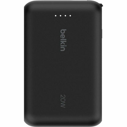 Batterie externe Belkin BoostCharge 10K avec câble intégré BPB021fqBK
