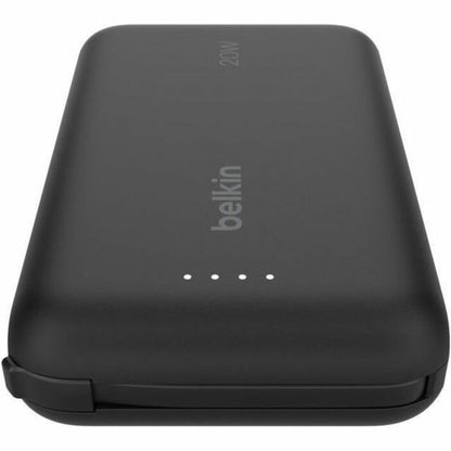 Batterie externe Belkin BoostCharge 10K avec câble intégré BPB021fqBK