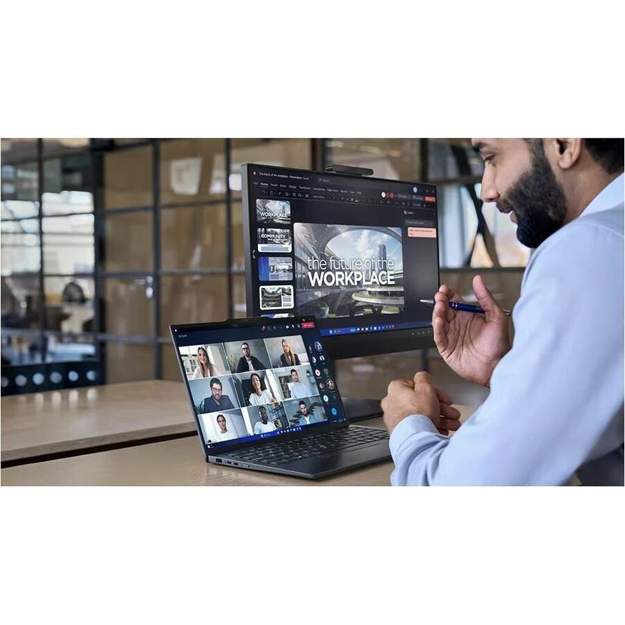 Lenovo ThinkPad X1 Carbon Gen 13 21NS0014US Ultrabook PC 14" Copilot+ - 2,8K - Intel Core Ultra 7 258V - 32 Go - SSD 512 Go - Clavier anglais - Peinture noire 21NS0014US