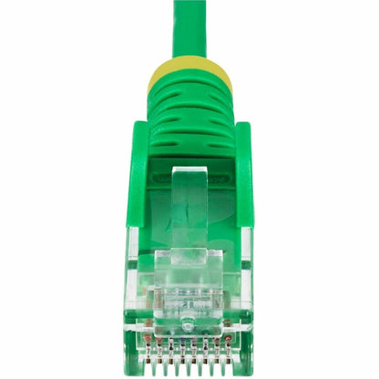 Câble Ethernet CAT6 fin vert StarTech.com de 3 m, RJ45 fin sans accroc, UTP, LSZH, cuivre nu 28 AWG, cordon de raccordement réseau fin, testé Fluke N6PAT10GNS