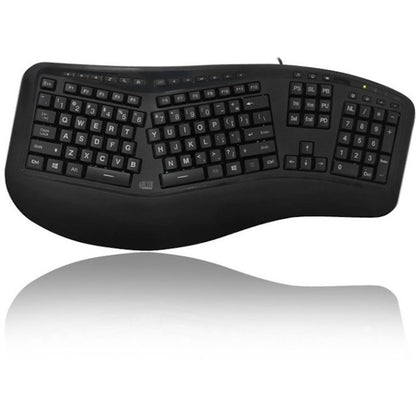 Clavier ergonomique rétroéclairé couleur Adesso AKB-150EB-FR AKB-150EB-FR