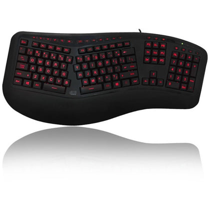 Clavier ergonomique rétroéclairé couleur Adesso AKB-150EB-FR AKB-150EB-FR